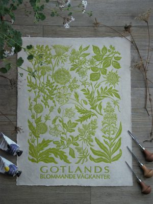 GOTLANDS BLOMMANDE VÄGKANTER limegrön