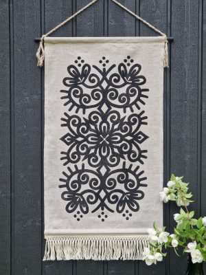 VÄGGBONAD "ORNAMENTAL" - handgjord