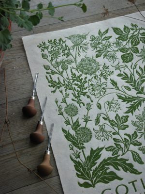 GOTLANDS BLOMMANDE VÄGKANTER mossgrön